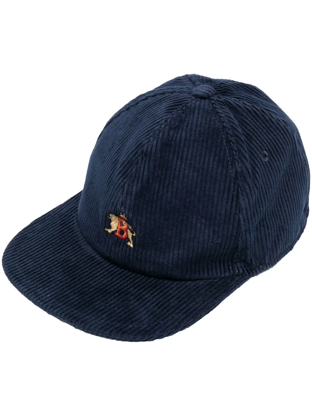 

Baracuta logo-embroidered corduroy baseball cap - Blue