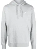 Nike logo-detail cotton hoodie - Grey