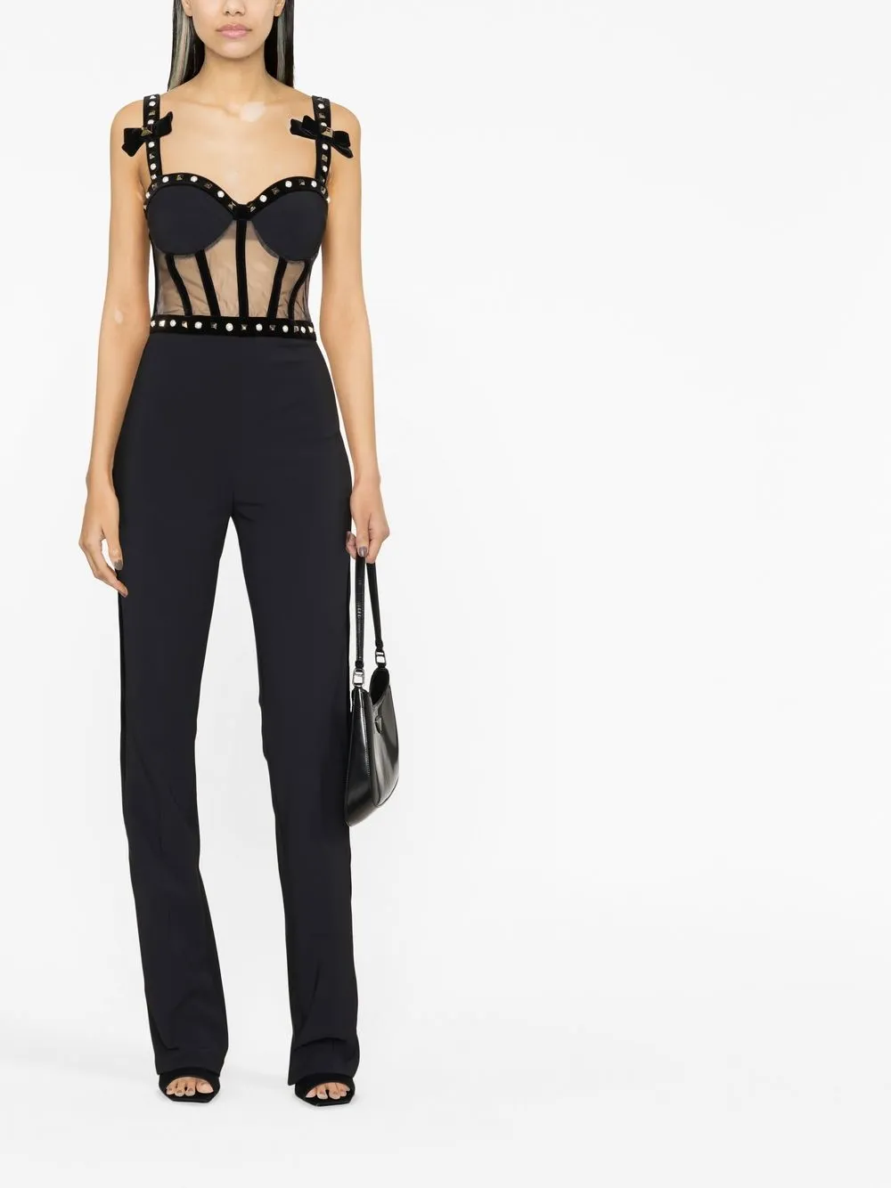 Elisabetta Franchi Jumpsuit Met Tule Farfetch