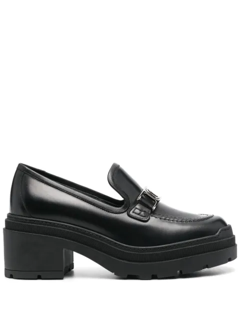 Ferragamo Vara Chain leather 40mm loafers