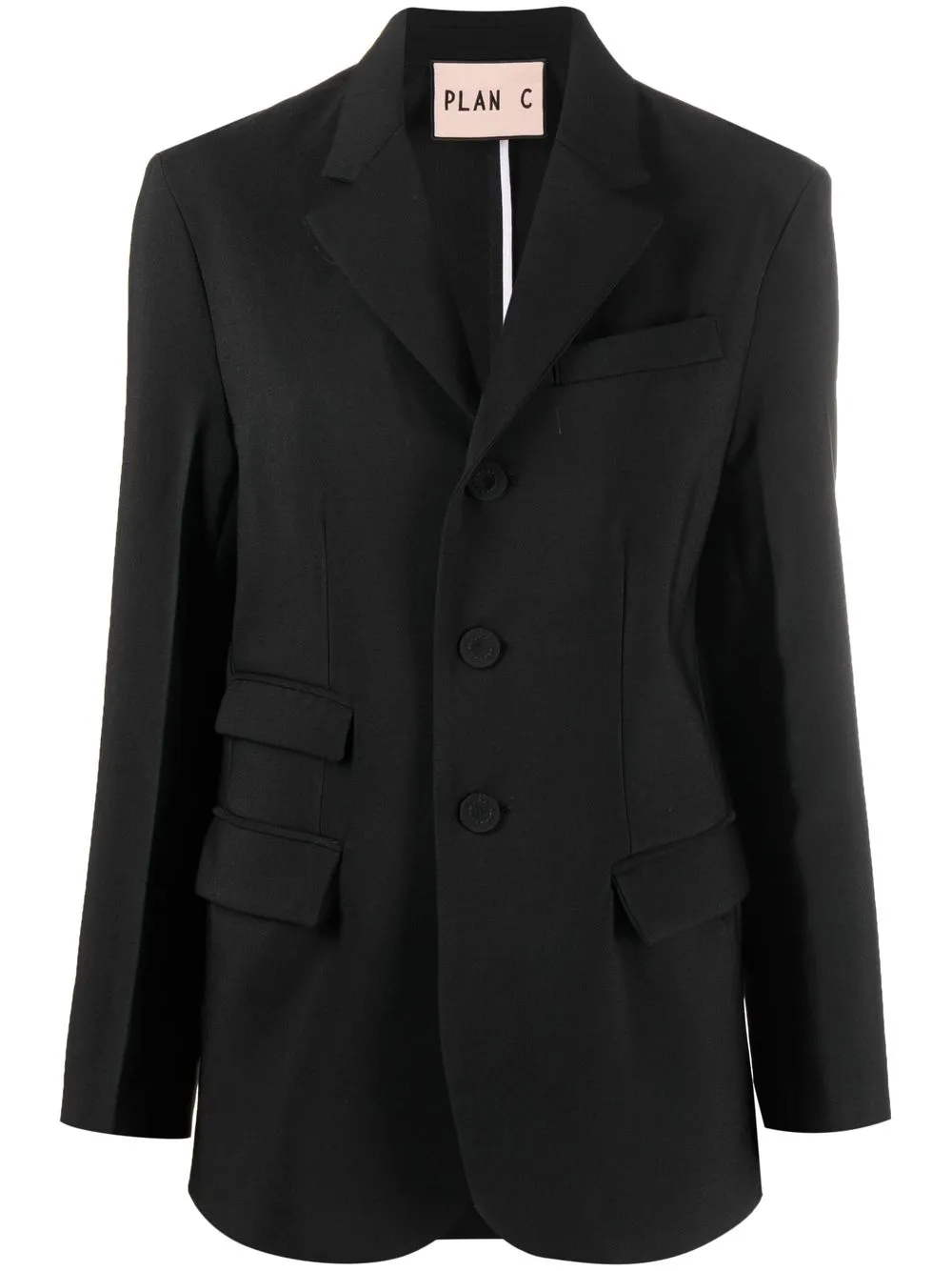 

Plan C blazer con botones - Negro