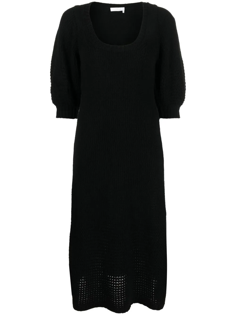 

Chloé short-sleeve knitted dress - Black