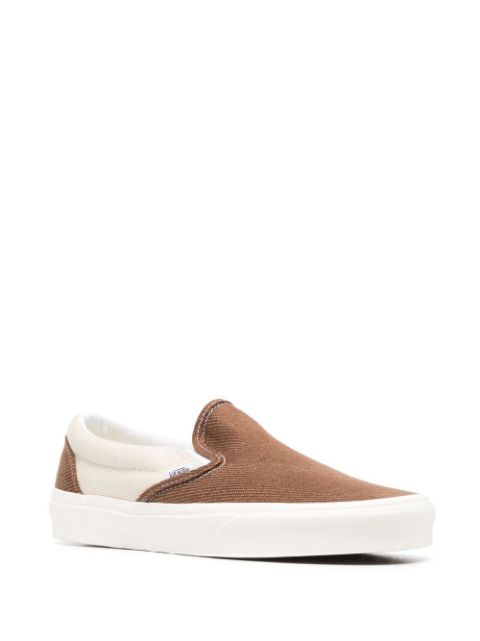 fluffy tan vans