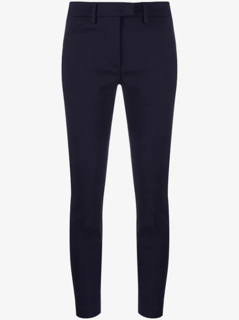 DONDUP slim-cut cropped trousers