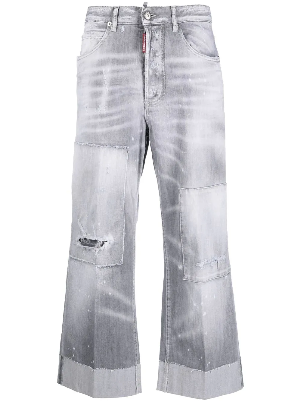 

Dsquared2 wide-leg denim jeans - Grey