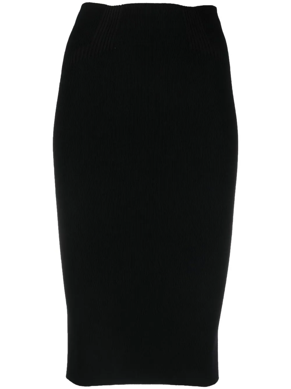 

Laneus ribbed-knit bodycon skirt - Black