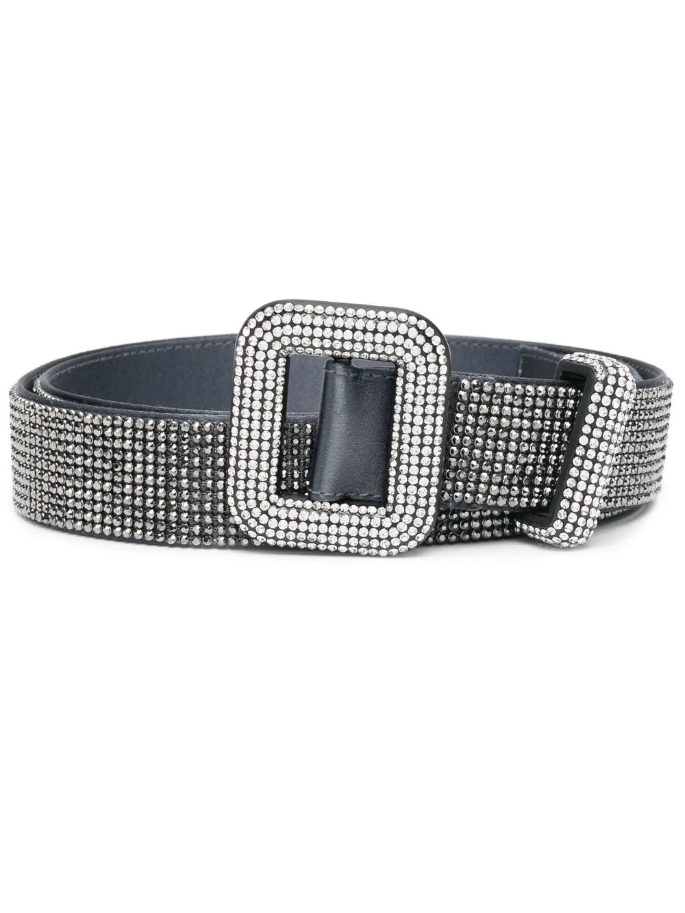 

Benedetta Bruzziches glass-crystal embellished belt - Grey