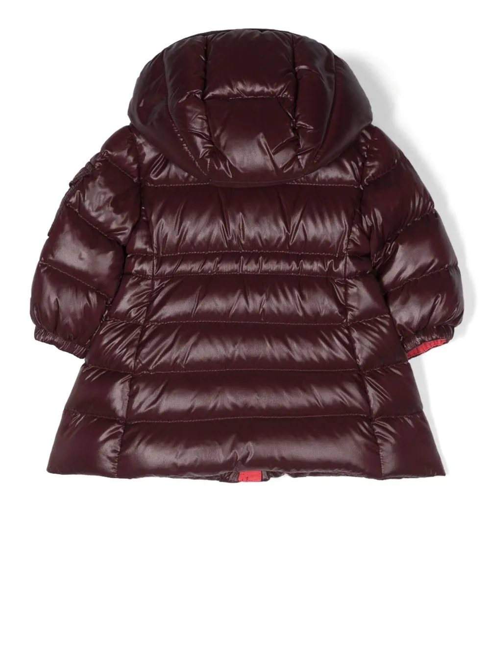 Moncler Enfant Brouffier Hooded Down Coat Red FARFETCH UK