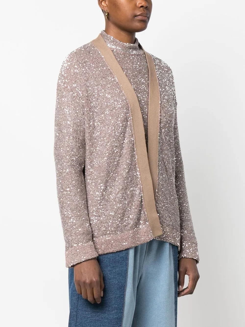 Mens on sale sequin cardigan