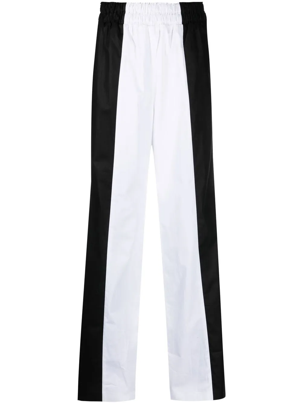 

Fabiana Filippi two-tone wide-leg trousers - Black