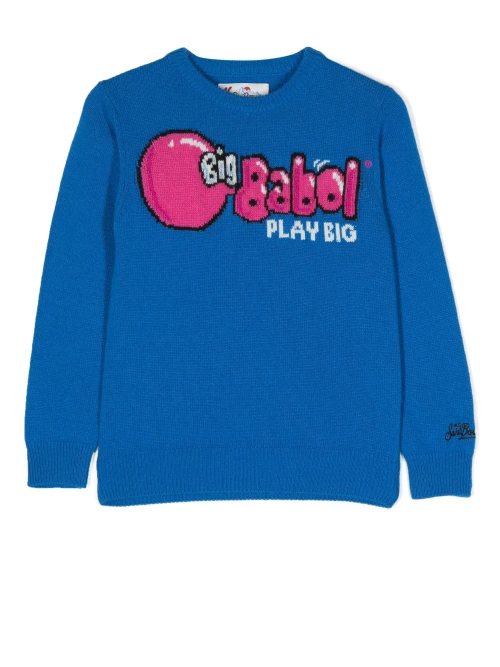 

MC2 Saint Barth Kids Big Babol knit jumper - Blue