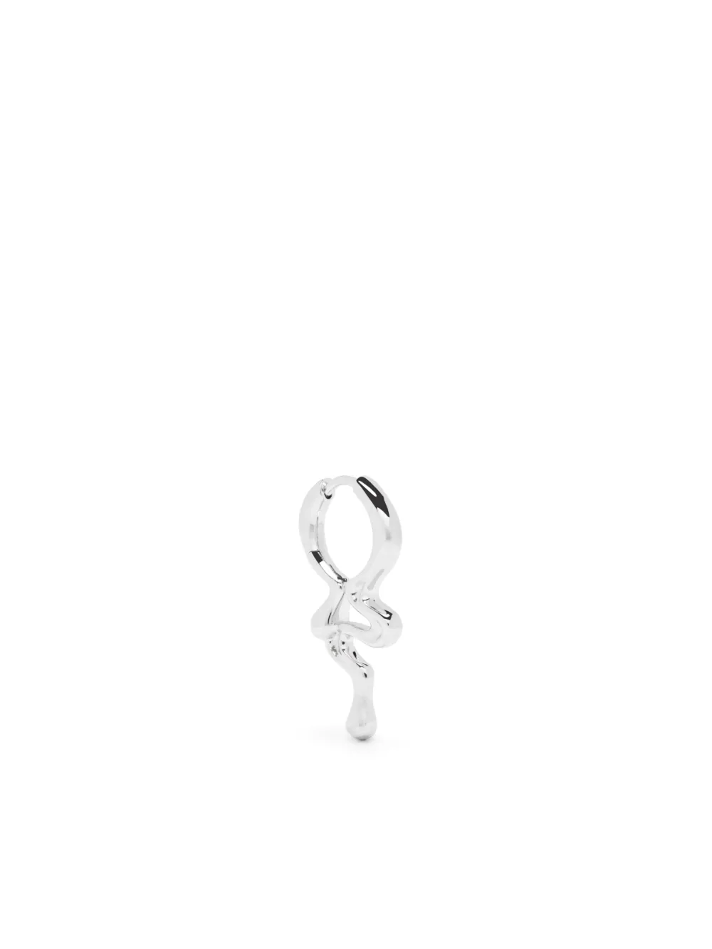 Maria Black Drop-design Small Hoop Earring In Silber