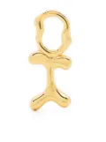 Maria Black Fluent Letter sterling-silver charm - Gold