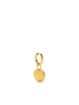 Maria Black Spring Bar Huggie | Gold | FARFETCH
