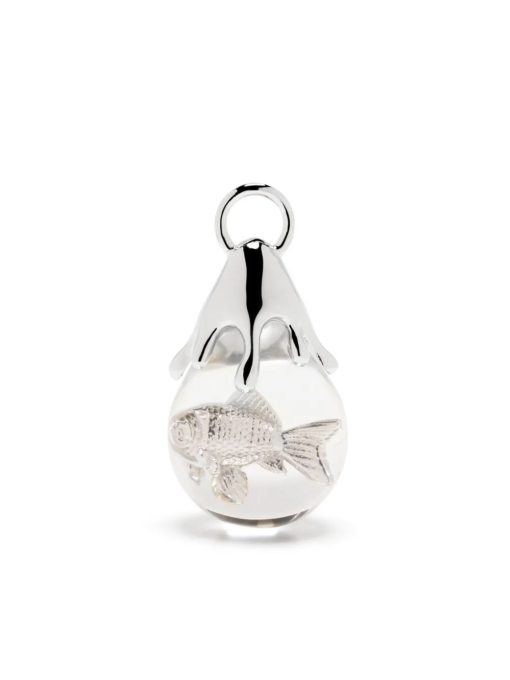 

Maria Black Marina fish-pendant charm - Silver