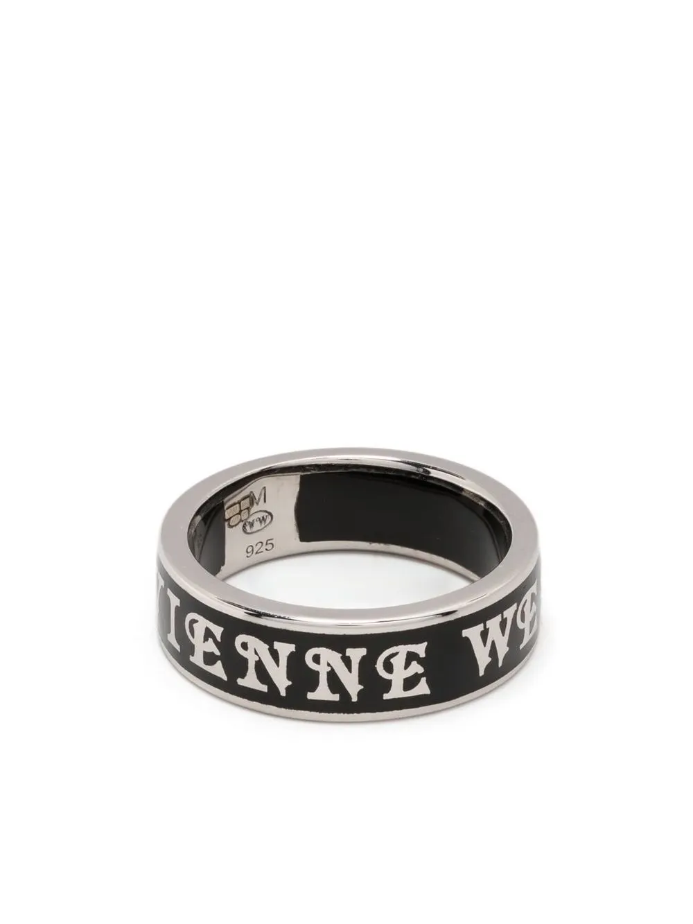 

Vivienne Westwood anillo con detalle del logo - Plateado