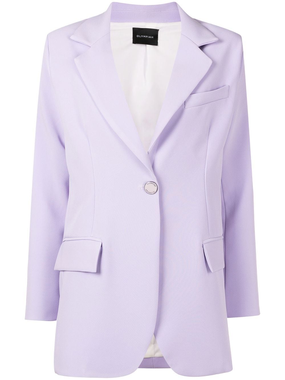 Olympiah Single-breasted Tailored Blazer In Purple