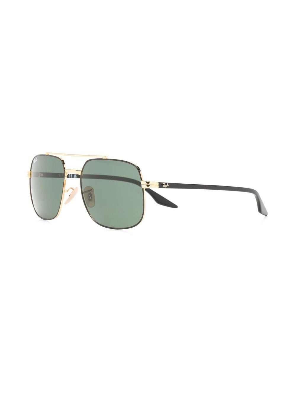 Ray-Ban Zonnebril met aviator montuur - Zwart