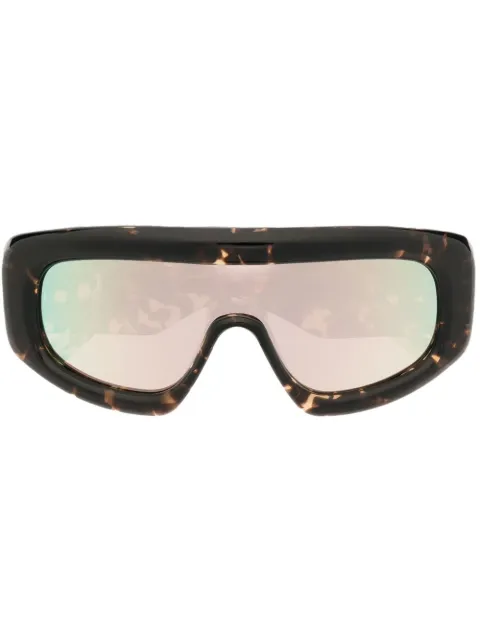 Palm Angels Eyewear lentes de sol Carmel con armazón oversize