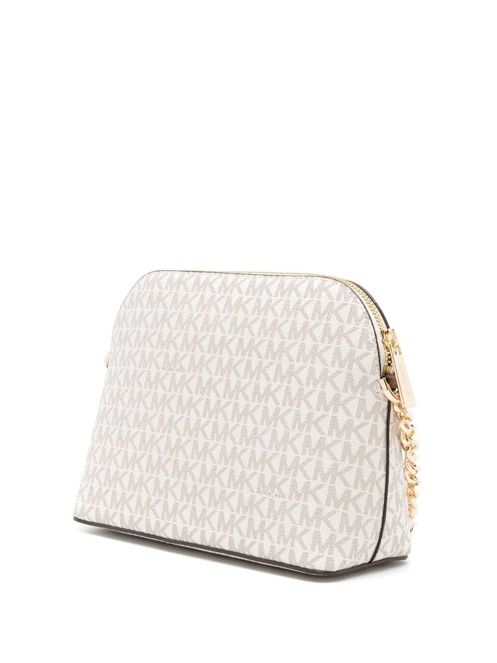  Michael Michael Kors Umhängetasche Mit Monogrammmuster   Weiß 