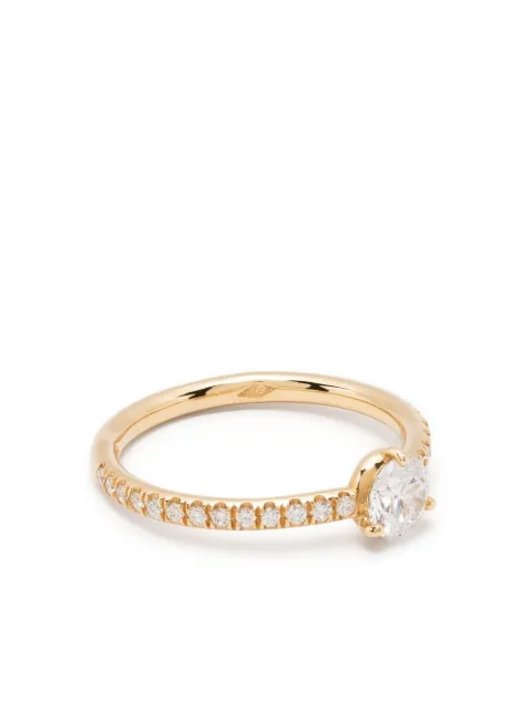Loyal.e Paris 18kt yellow gold diamond solitaire ring