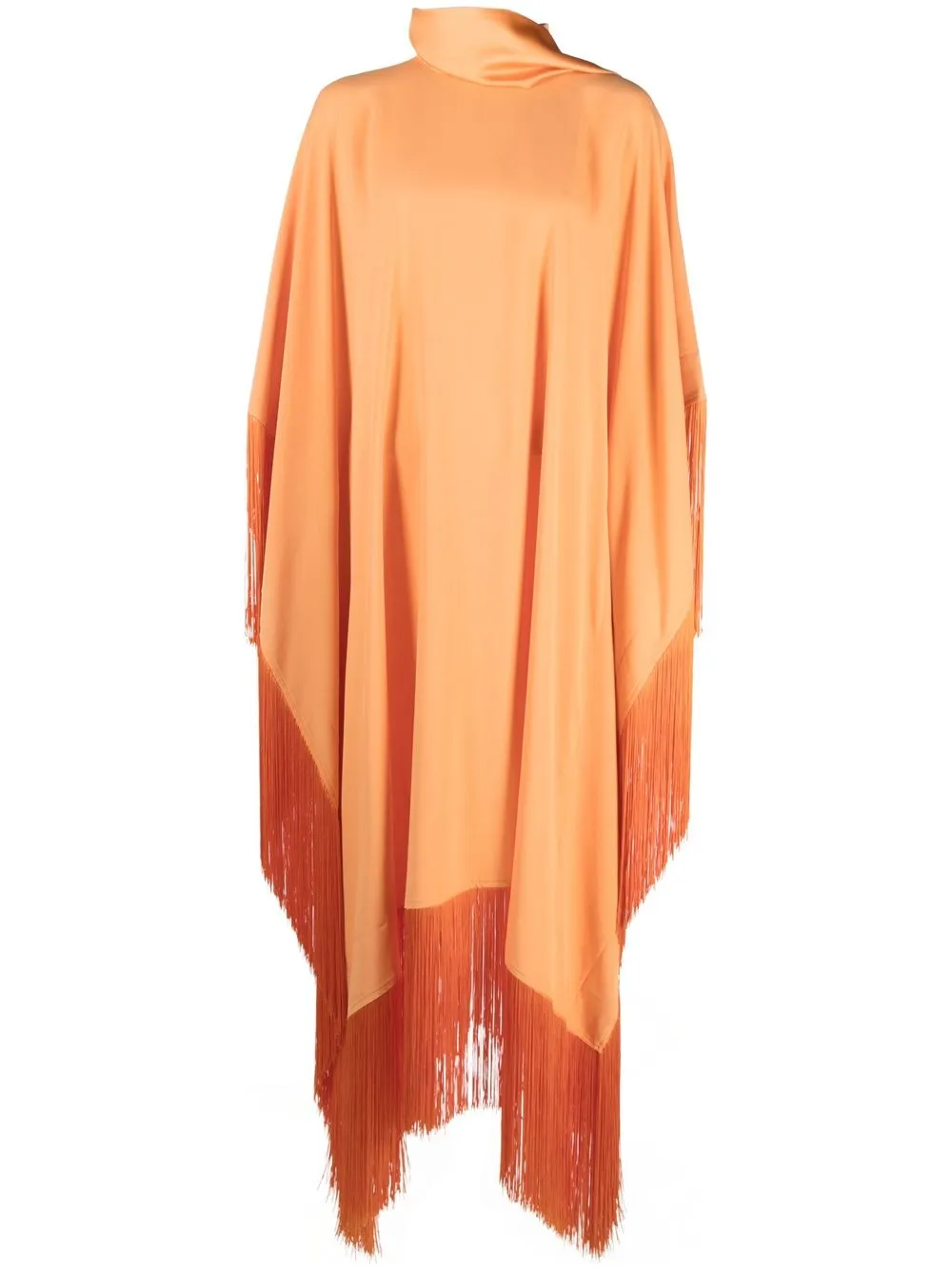 

Taller Marmo fringed long-sleeve cover-up - Orange