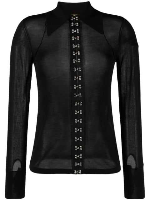 Dodo Bar Or - crystal-embellished tencel shirt