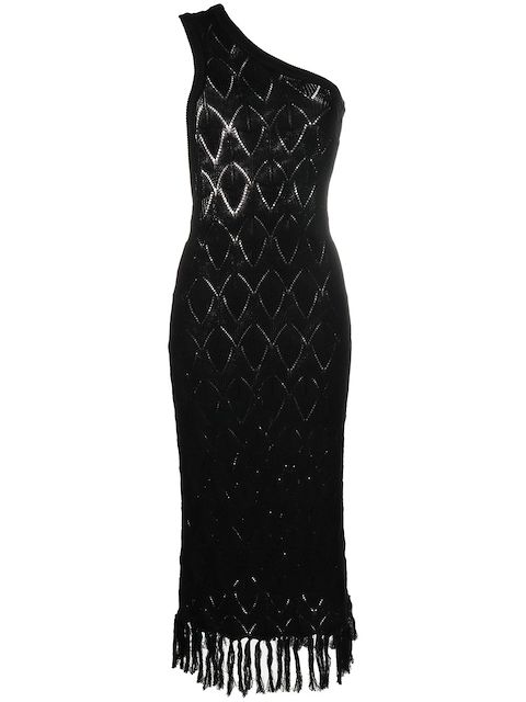 Dodo Bar Or cut-out one-shoulder dress