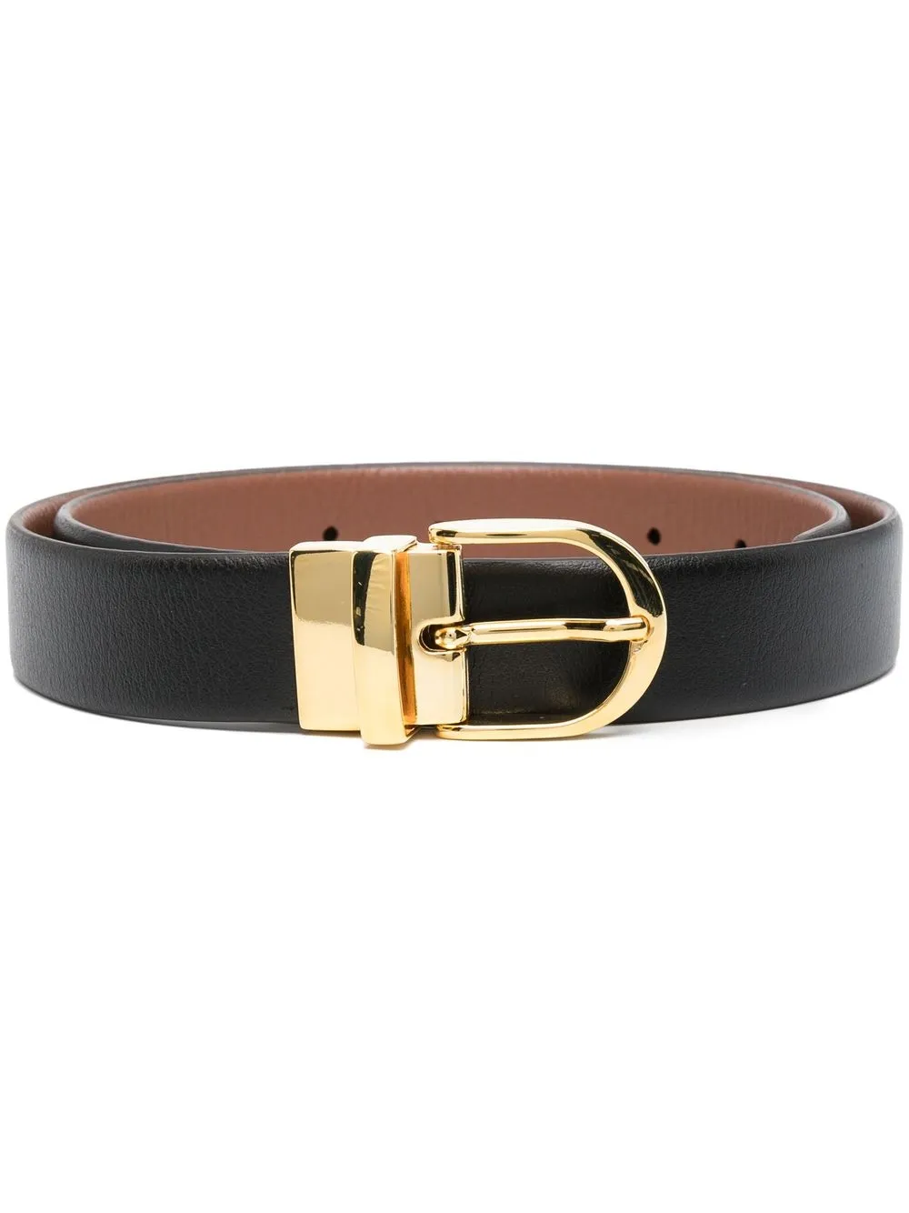 

Black & Brown cinturón reversible - Negro