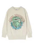 Molo Memphis dinosaur-print sweatshirt - Neutrals