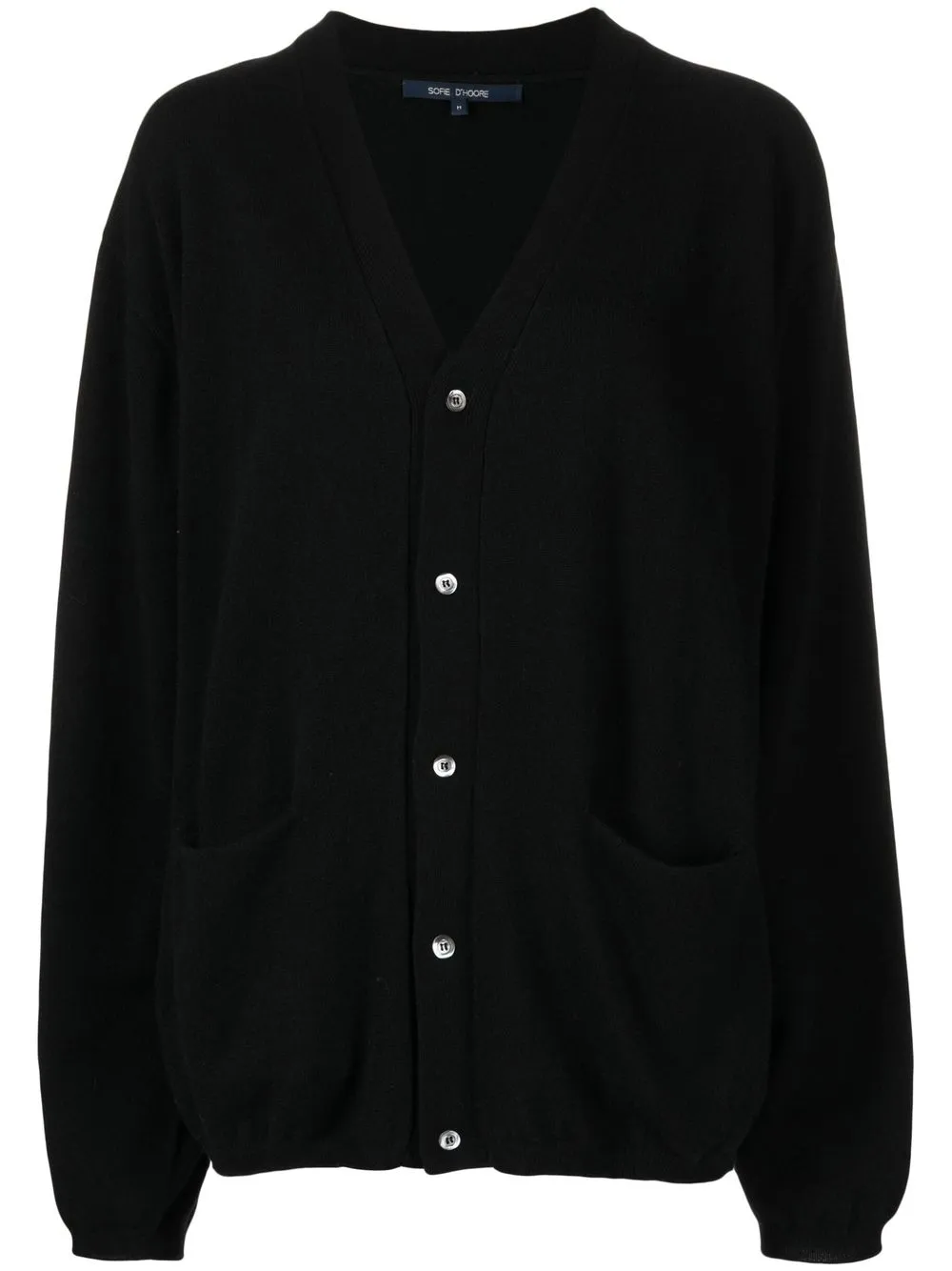 

Sofie D'hoore fine-knit V-neck cardigan - Black