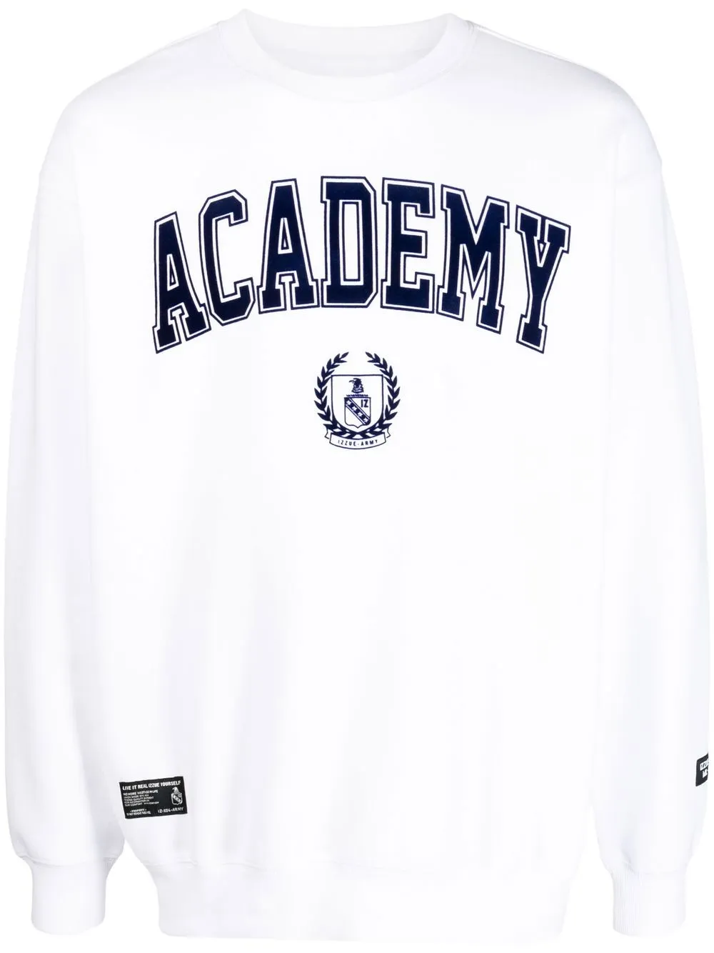 

izzue crew-neck sweatshirt - White