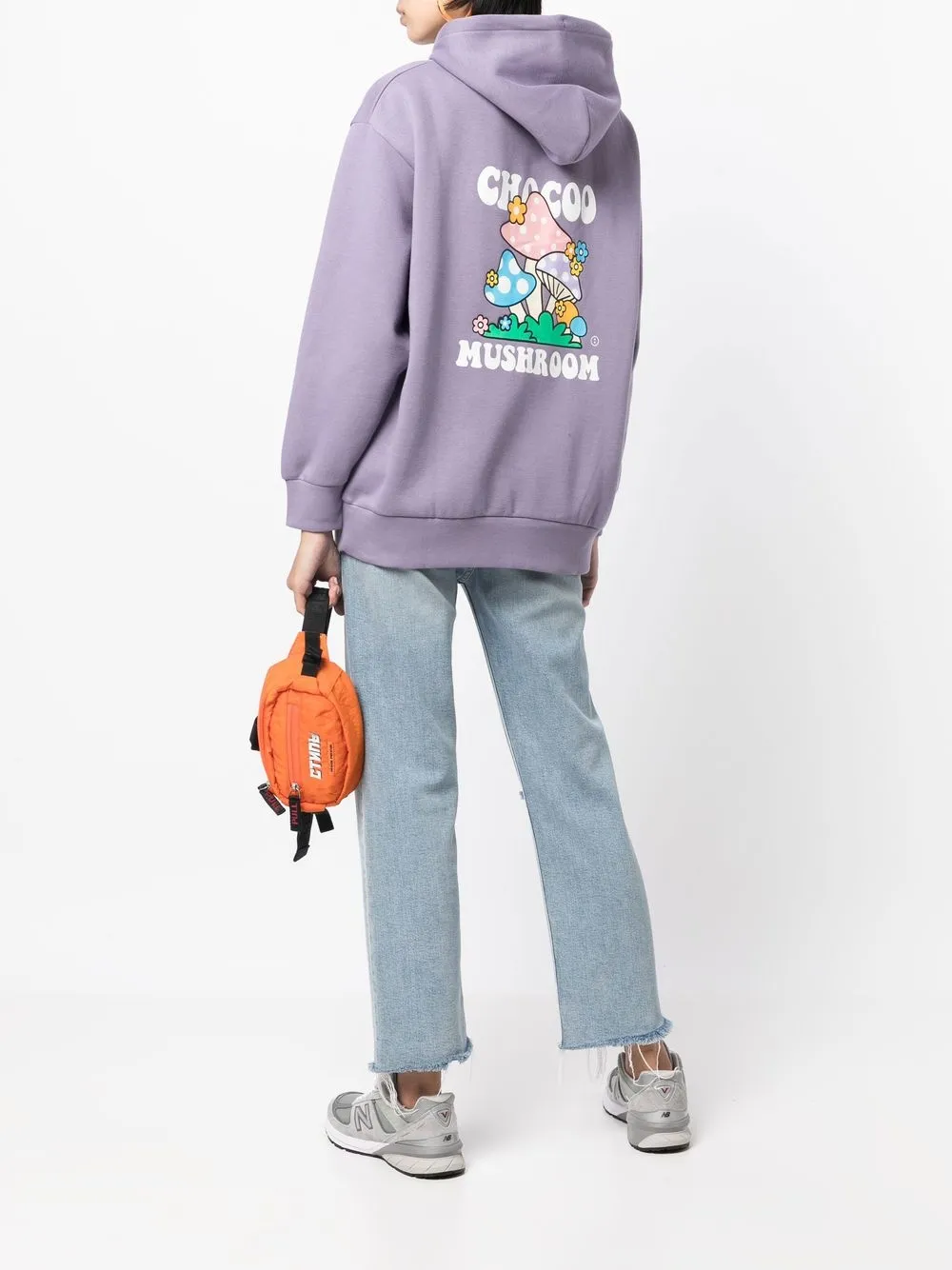 CHOCOOLATE Hoodie met print - Paars