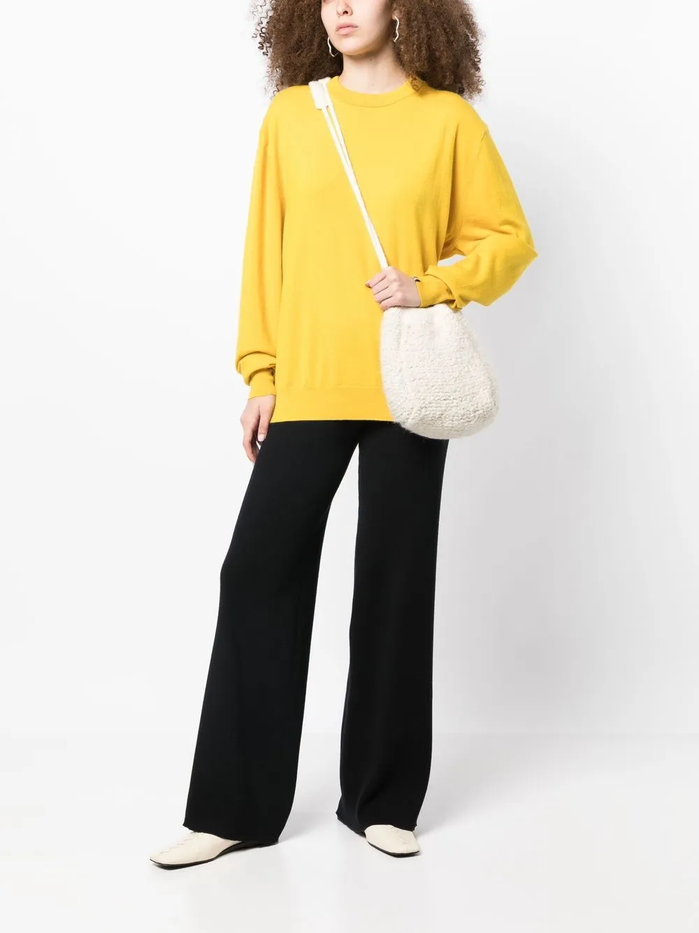 extreme cashmere Trui van kasjmiermix - Geel