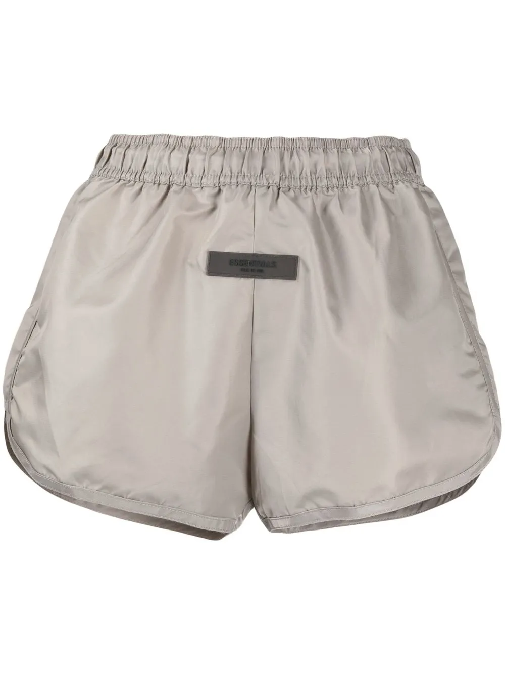 

FEAR OF GOD ESSENTIALS logo-patch mini shorts - Grey