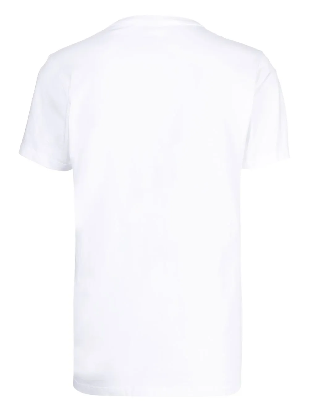 Maison Kitsuné T-shirt met vospatch - Wit