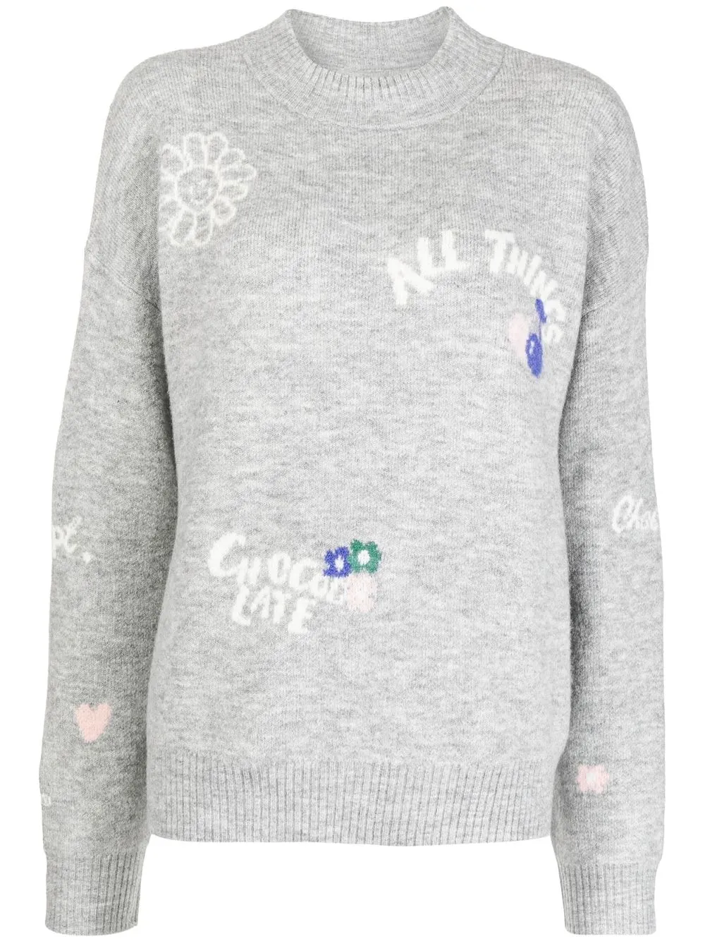 

CHOCOOLATE suéter con parche del logo - Gris