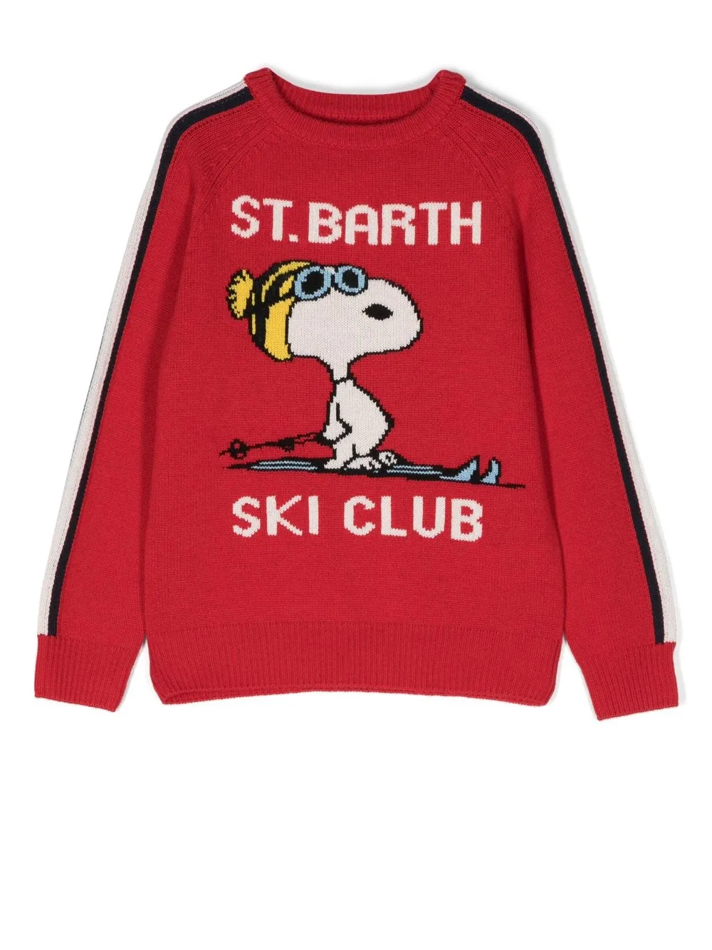 

MC2 Saint Barth Kids suéter con cuello redondo de MC2 Saint Barth Kids x Snoopy - Rojo