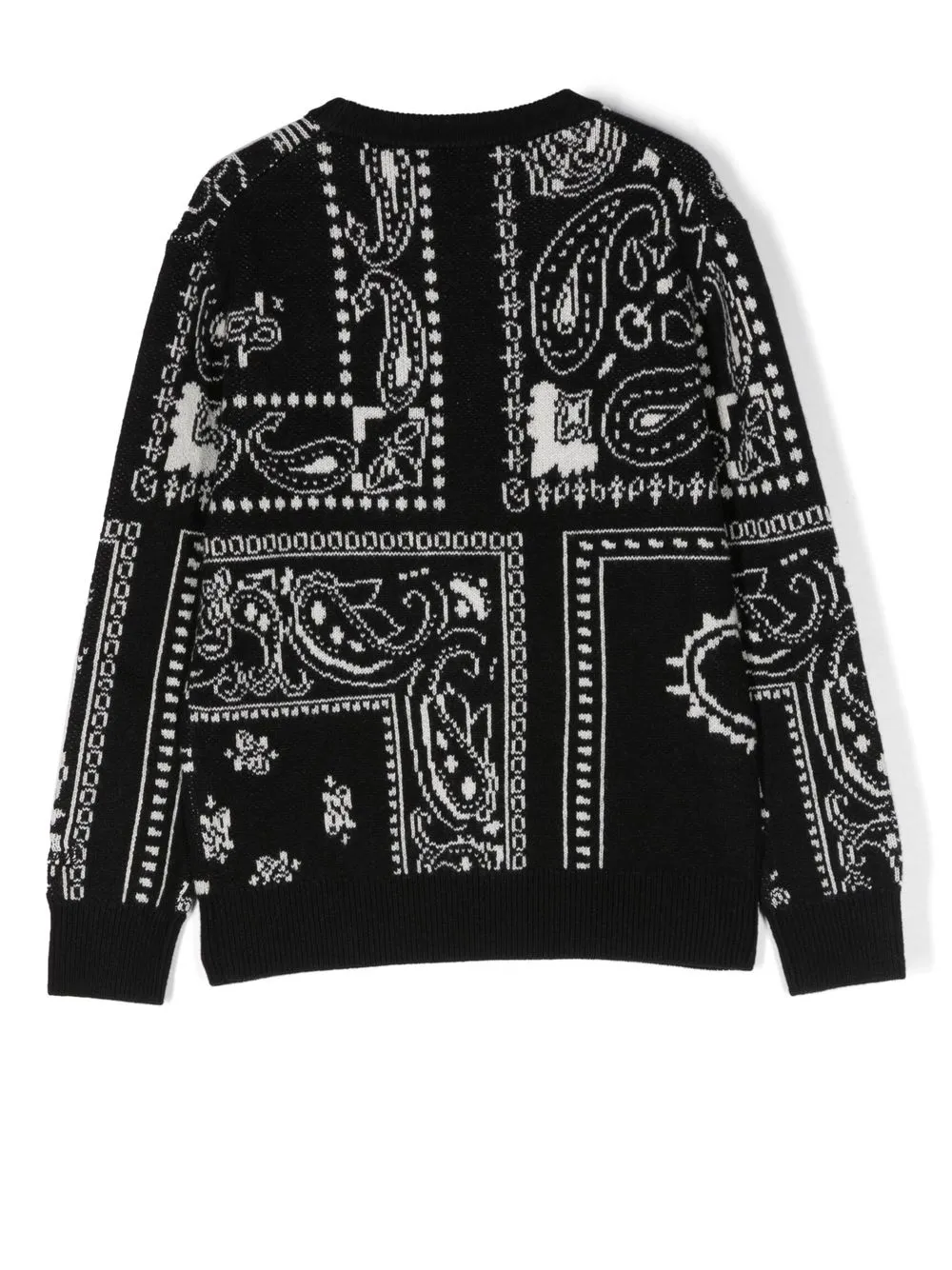 MC2 Saint Barth Kids Trui met ronde hals - Zwart