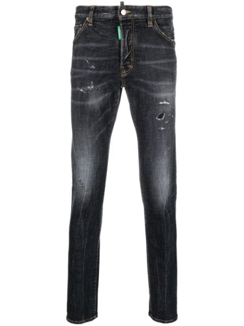 DSQUARED2 distressed skinny-cut jeans Men