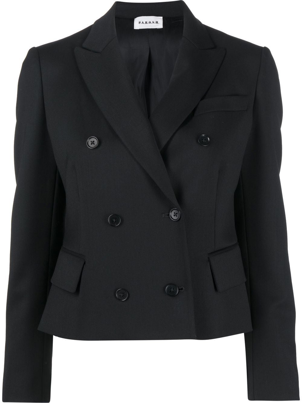 P.a.r.o.s.h Double-breasted Jacket In Schwarz