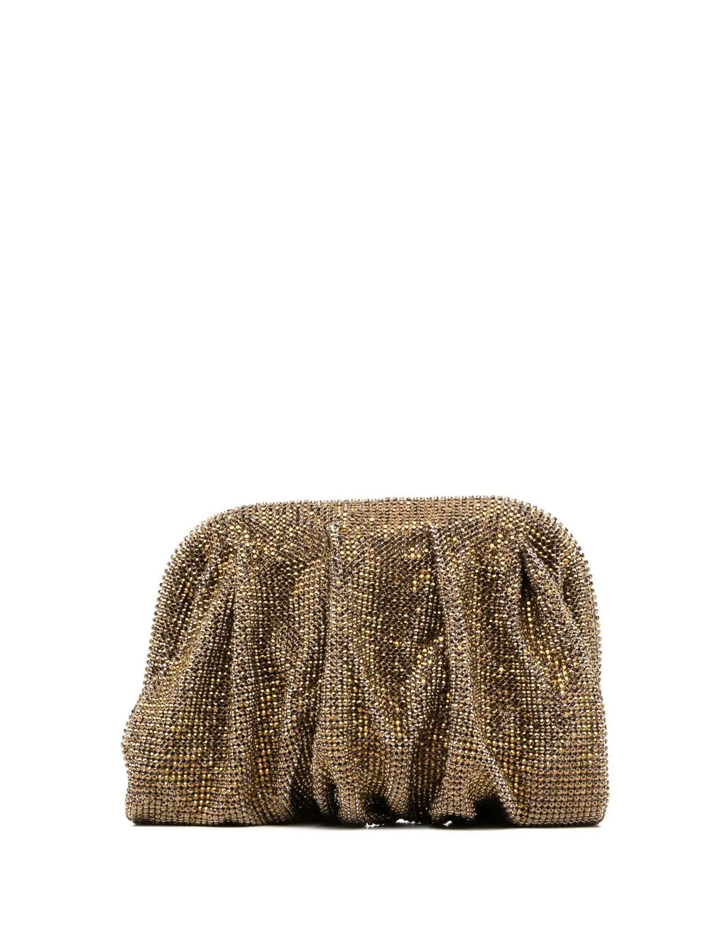 

Benedetta Bruzziches crystal-embellished clutch bag - Gold