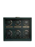 WOLF British Racing 6pc watch winder - Green