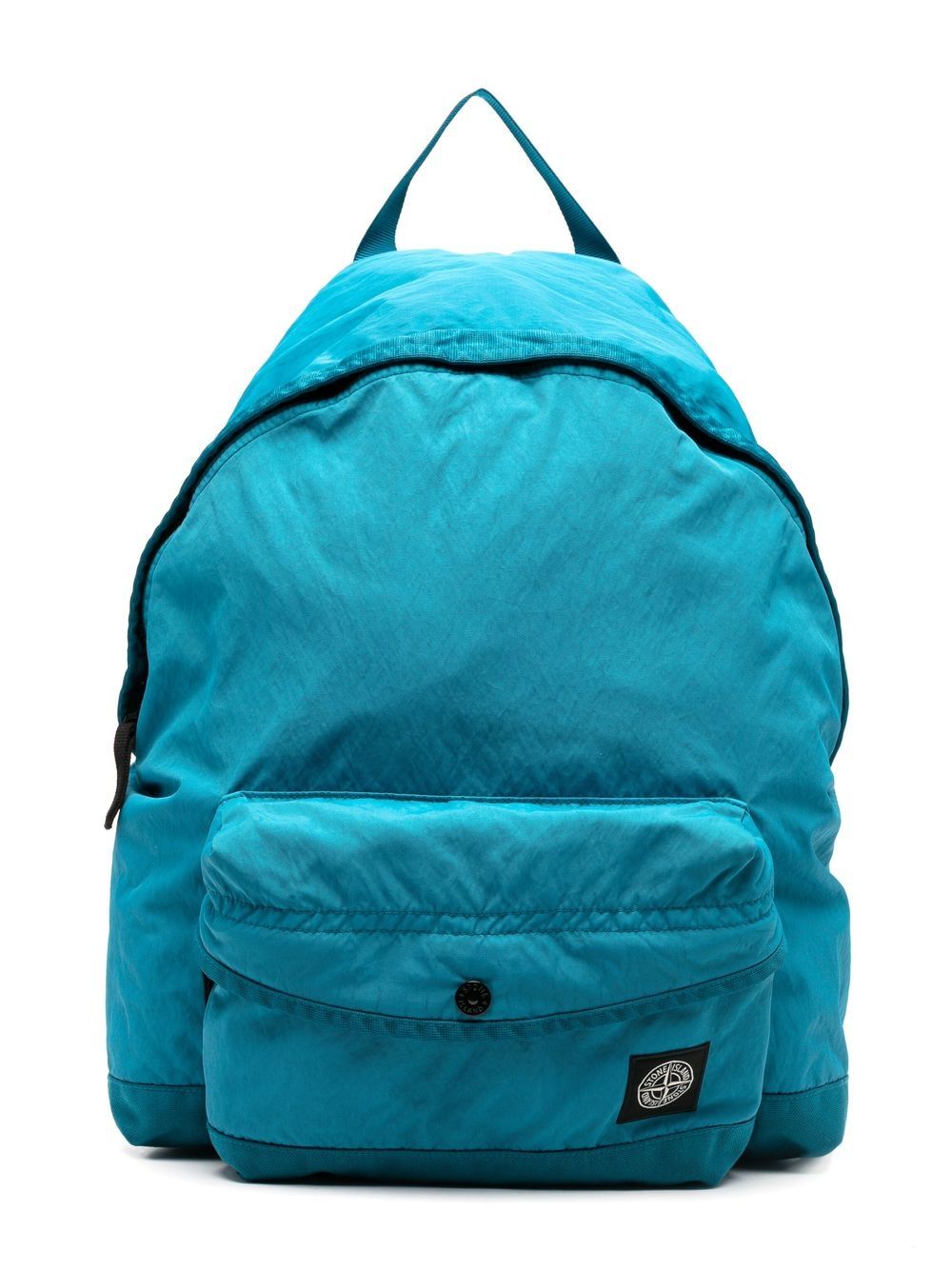 

Stone Island Junior mochila con parche del logo y cierre - Azul