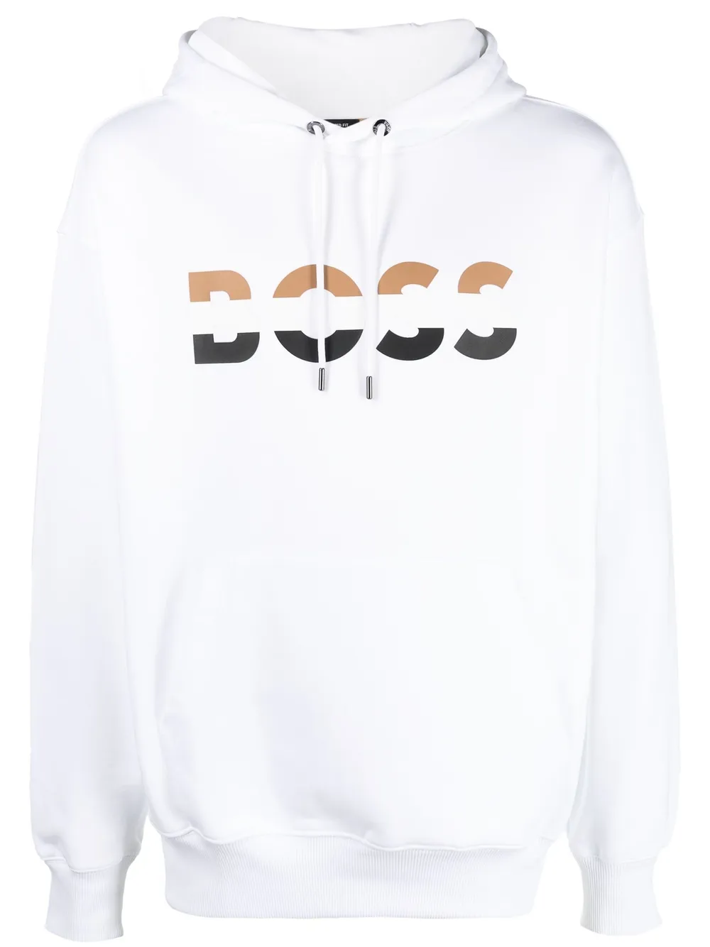 

HUGO hoodie Econy2 con logo estampado - Blanco