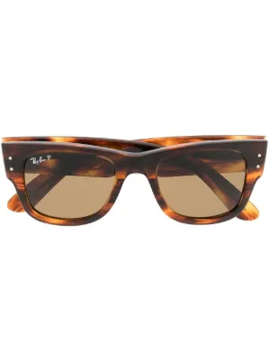 Prada Eyewear トータスシェル キャットアイ サングラス | ブラウン
