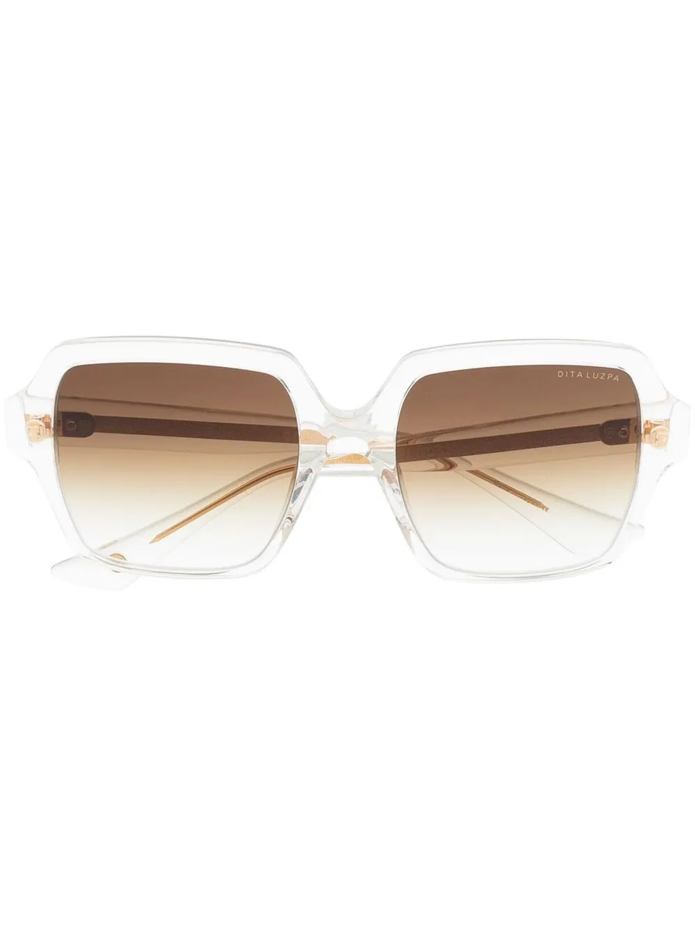 

Dita Eyewear Lupza square-frame sunglasses - CRYSTALCLEAR