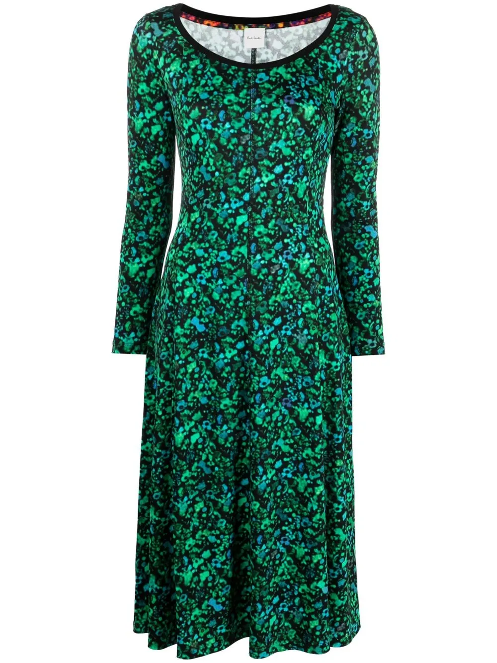 

Paul Smith vestido manga larga con estampado floral - Verde