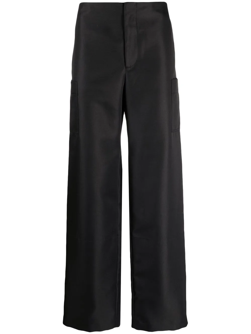 

SAMUEL GUÌ YANG mid-rise straight-leg chinos - Black