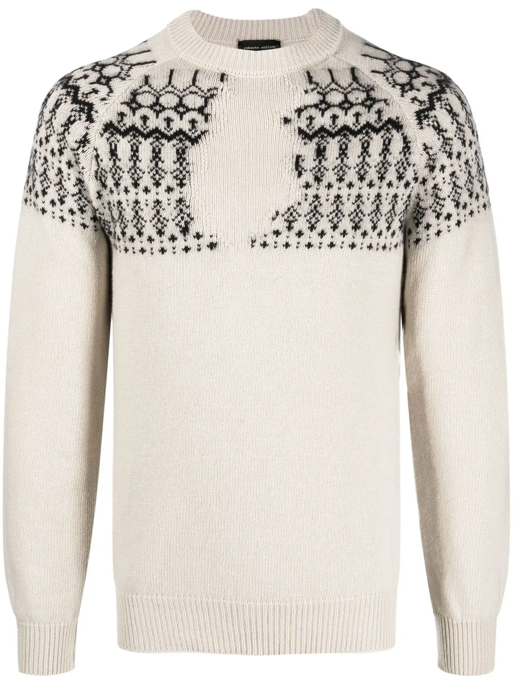 

Roberto Collina fair isle merino-knit jumper - Neutrals